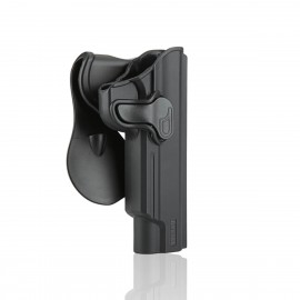Funda Amomax para Colt 1911 de 5″ y Compatibles (Color: Negro, Mano: Derecha)