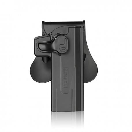 Funda Amomax para SSP1, SSP2 y Otras Pistolas 2011 Compatibles (Color: Negro, Mano: Izquierda)