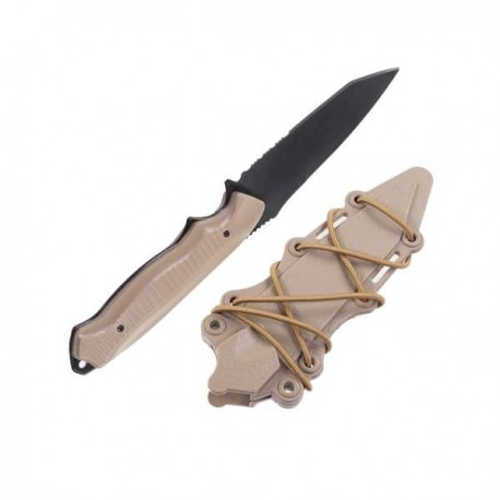 Cuchillo de Goma V2 de Novritsch (Color: Tan)