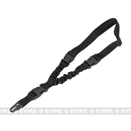 Sling de Un Punto Matrix Tipo Bungee con Clip de Metal y Hebilla QD (Color: Negro)