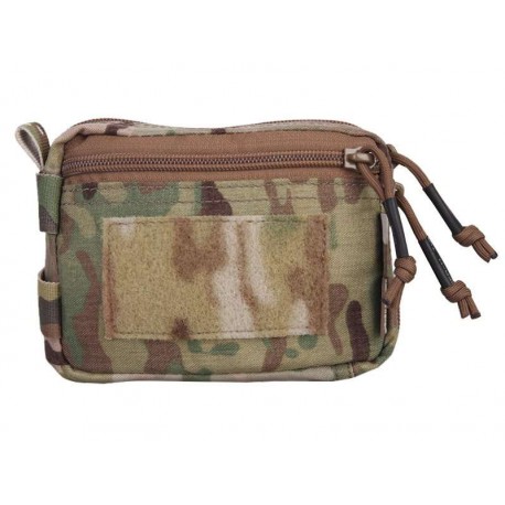 Pouch Horizontal Multiuso EmersonGear Doble con Malla y Velcro (Color: Multicam® Geniuno)