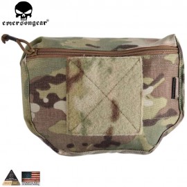 Pouch Abdominal Desplegable con Velcro EmersonGear para Plate Carrier AVS, JPC, CPC (Color: Multicam® Genuino)