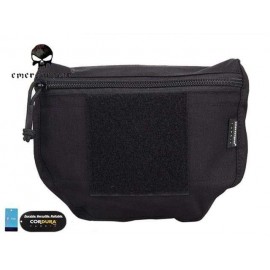 Pouch Abdominal Desplegable con Velcro EmersonGear para Plate Carrier AVS, JPC, CPC (Color: Negro)