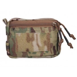 Pouch Horizontal Multiuso EmersonGear Doble con Malla y Velcro (Color: Multicam® Geniuno)