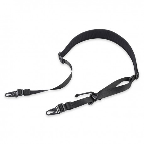 Sling Acolchado de 2 Puntos con Ajuste Rápido y Clip estilo HK (Color: Negro)